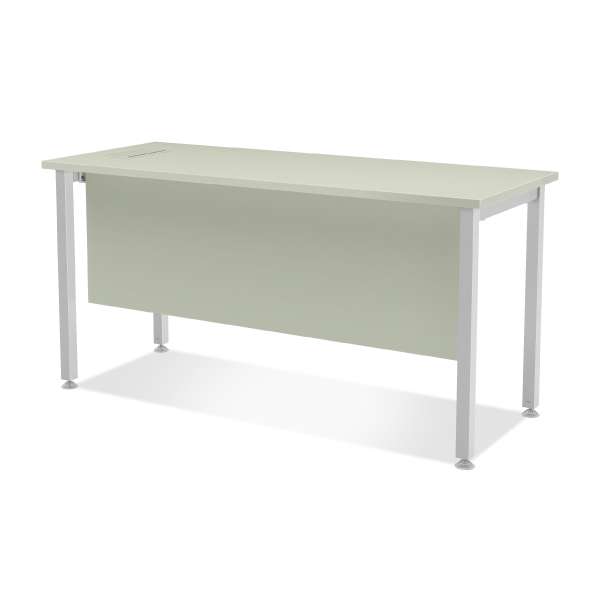 Unitized T20 Table Engineered Wood Sugar White Godrej Interio