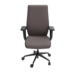 Versa Neo Chair High Back Leatherette Workspace Chair Black