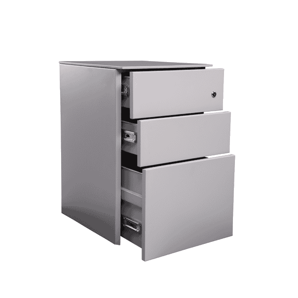 Free Standing Pedestal with castors Multiple Colours Godrej