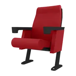 Glamour Chair Mid Back Auditorium Chair with cupholder Multiple