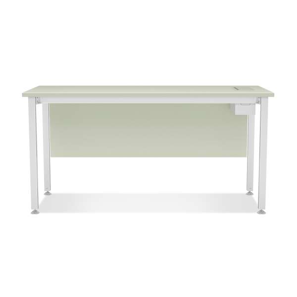 Unitized T20 Table Engineered Wood Sugar White Godrej Interio