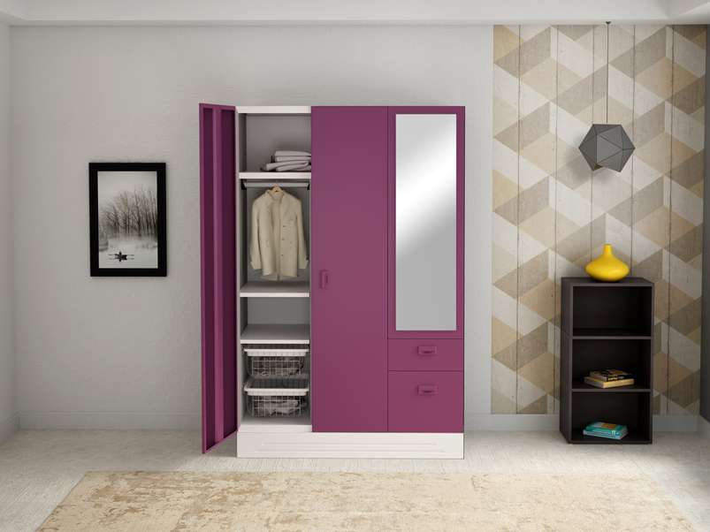Godrej interio on sale wardrobe 3 door