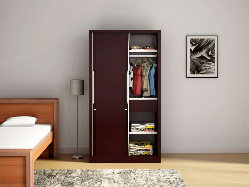 Godrej interio shop wooden wardrobe