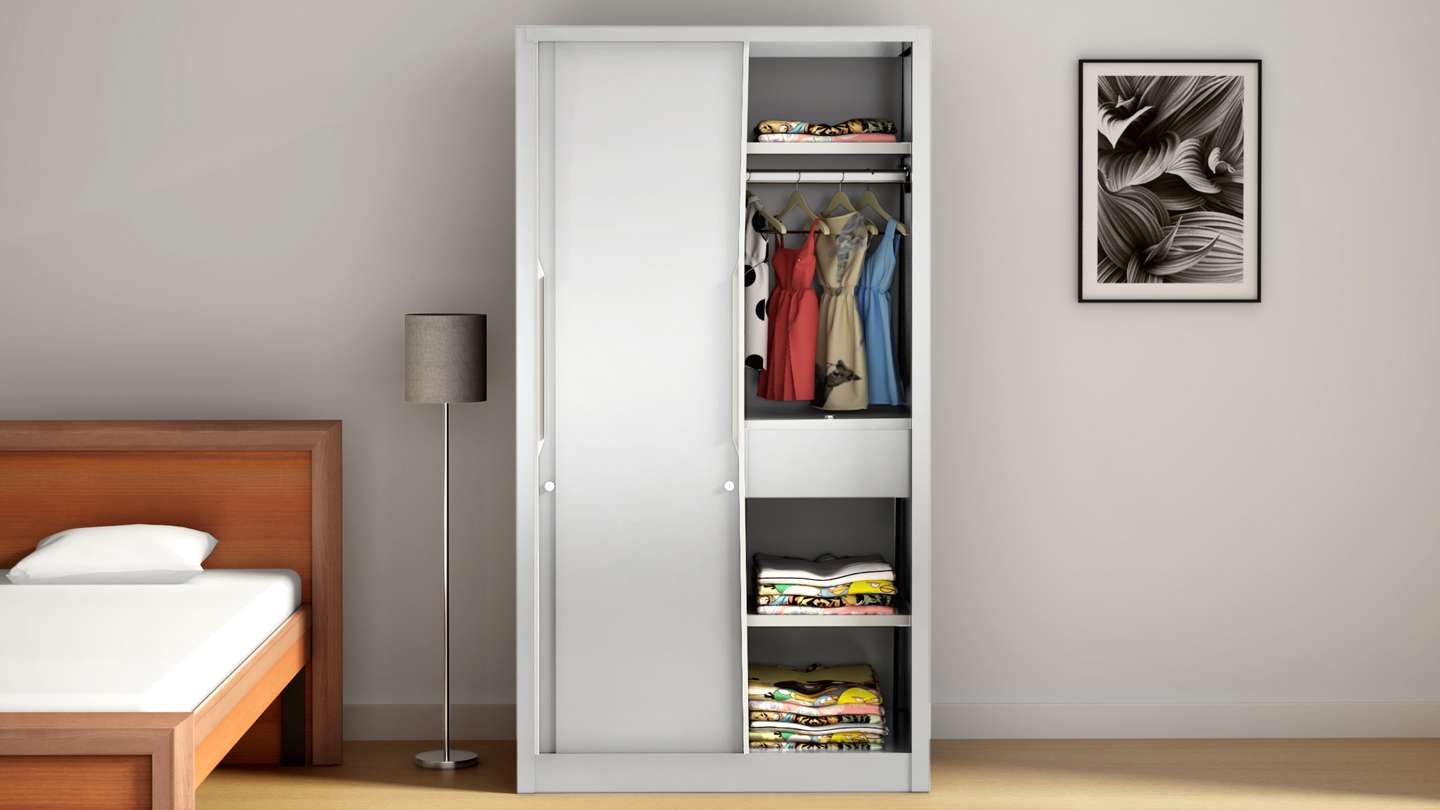 Godrej interio wardrobe clearance 2 door