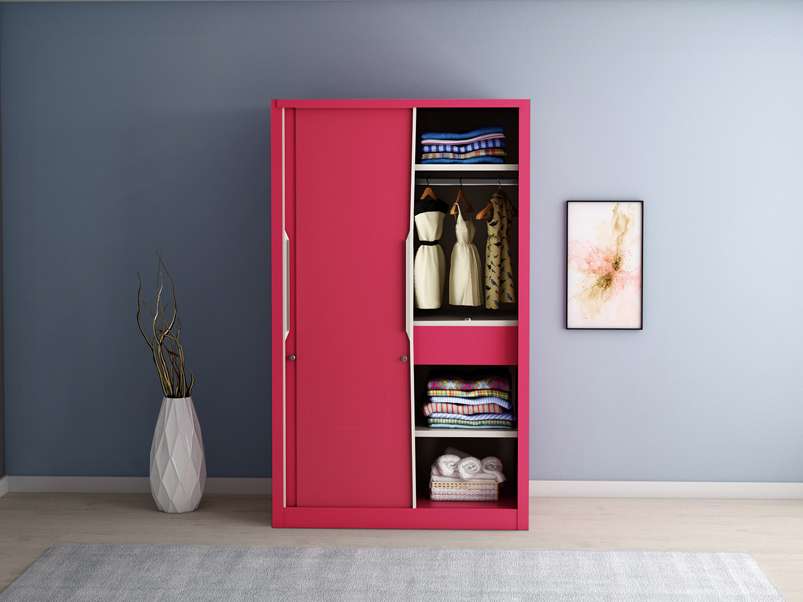 Slide n store wardrobe on sale godrej