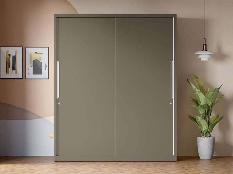 Buy Slide N Store Compact Plus 2 Door Steel Wardrobe Textured Shell Wine Red Godrej Interio