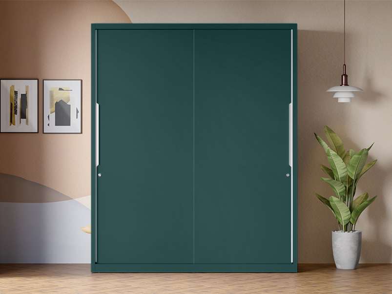 Buy Slide N Store Compact Plus 2 Door Steel Wardrobe Textured Shell Wine Red Godrej Interio