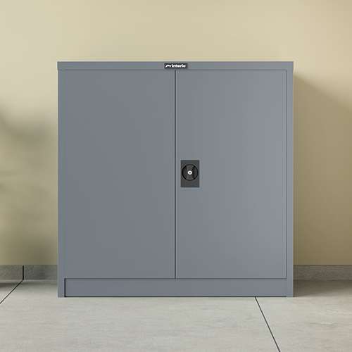 Storofix 2-Door Minor Metal Storage Almirah (Telegrey-2)