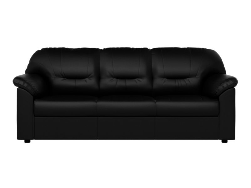 Rio 3 Seater Sofa In Leatherette, Leather Sofa 3 Seater