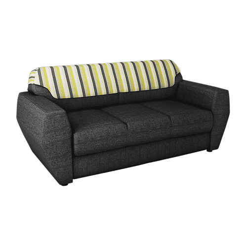 Facet 3 Seater Fabric Sofa In Grey 8 Percent Rej Interio Facet 3 Seater Fabric Sofa In Grey, How Much Fabric To Cover A 3 Seater Sofa Bed