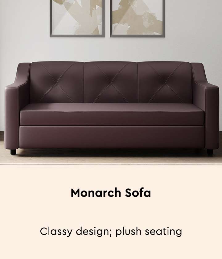 Buy Monarch 1 Seater Sofa Godrej Interio