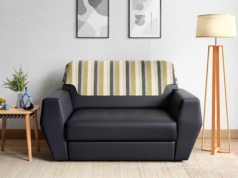 Two seater sales sofa godrej