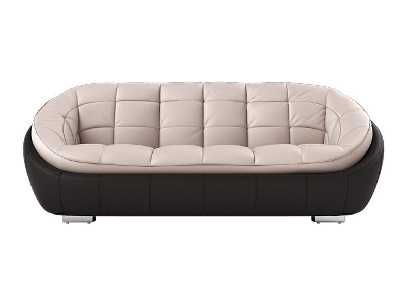 Buy Opulent Advance 3 Seater Leather Sofa in Black &amp;amp; Beige @ 8 Percent  Discount | Godrej Interio