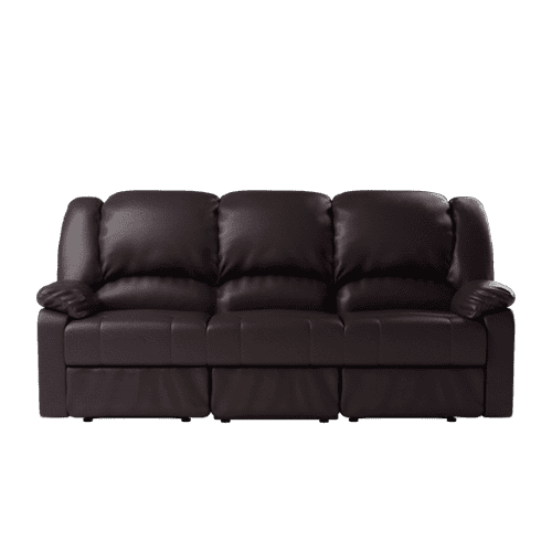 Rhine 3 Seater Recliner In Burdy 8 Percent Rej Interio Rhine 3 Seater Recliner In Burdy, Best 3 Seater Recliner Sofa