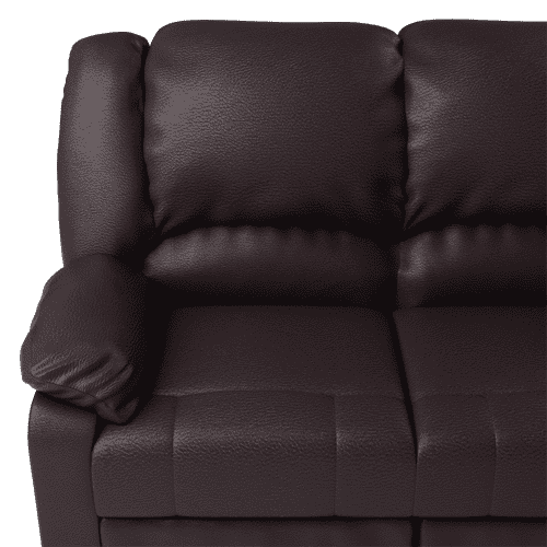 Rhine 3 Seater Recliner In Burdy 8 Percent Rej Interio Rhine 3 Seater Recliner In Burdy, 3 Seater Leather Recliner Sofa Argos