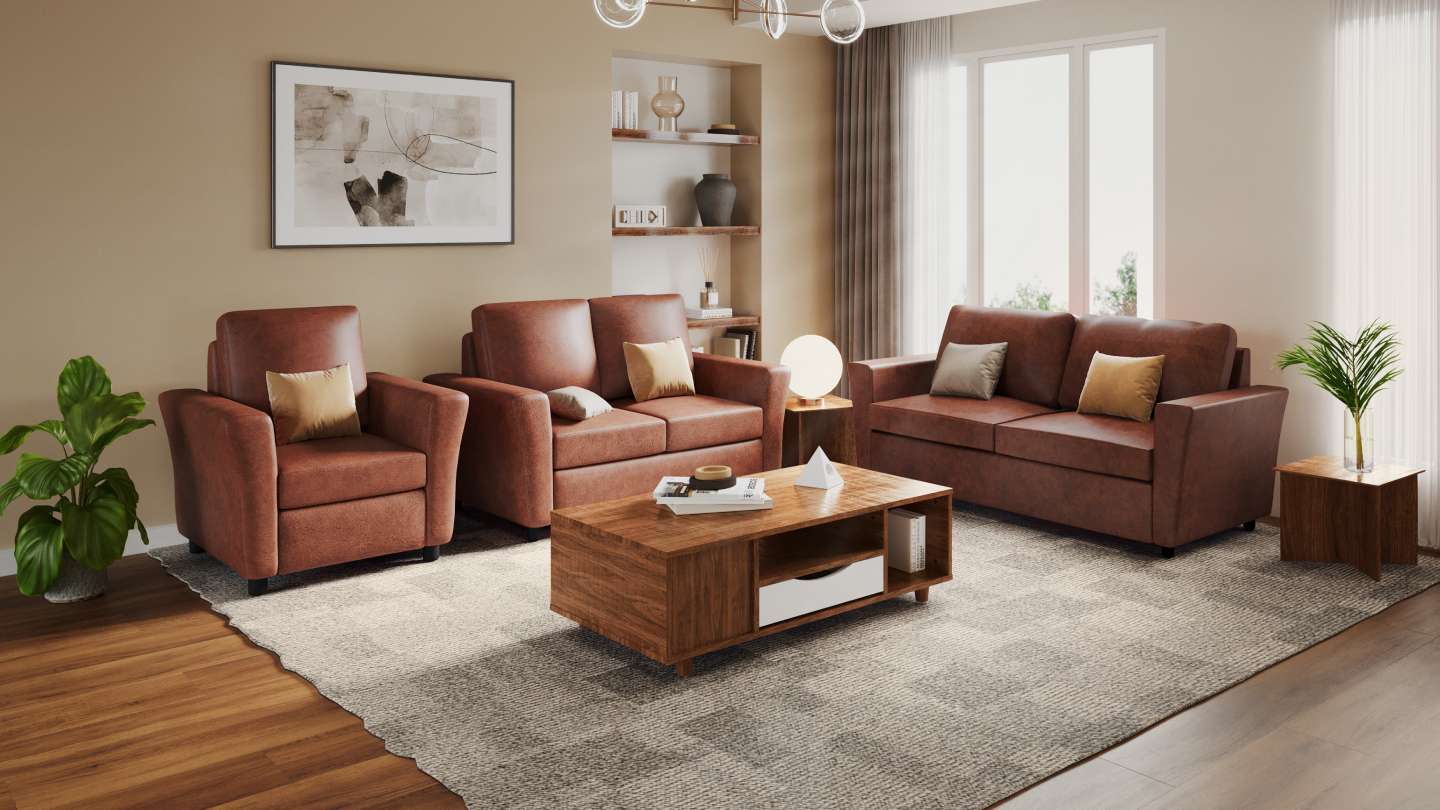 Godrej interio 2 seater on sale sofa