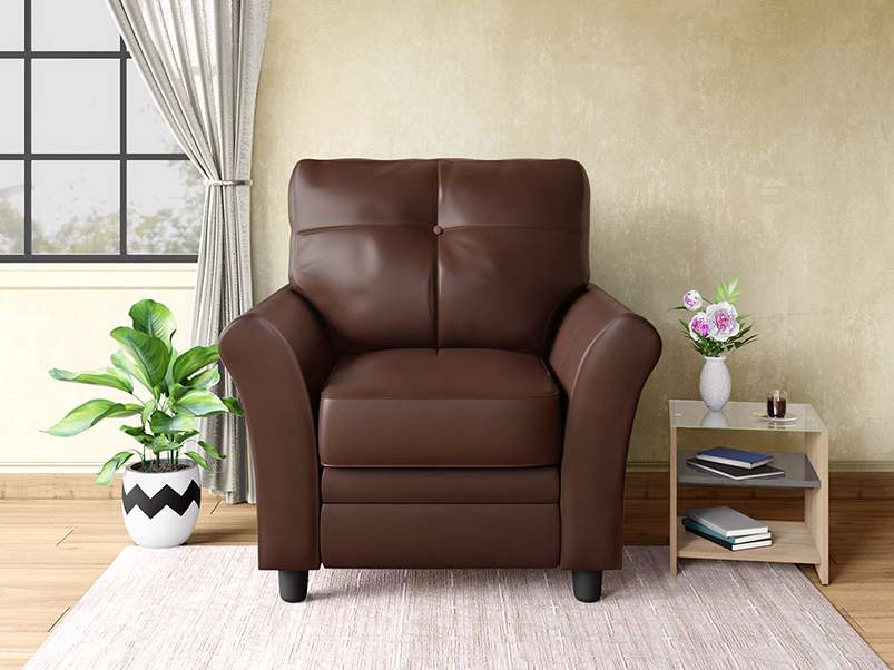 Buy Orlando Plus 1 Seater Sofa Godrej Interio