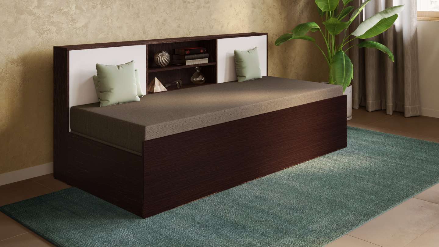 Godrej interio diwan shop bed