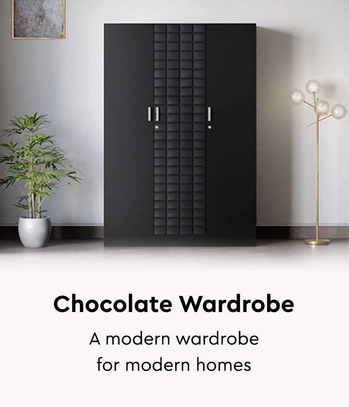 Godrej chocolate on sale 3 door wardrobe