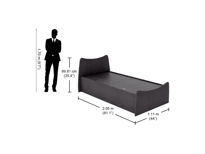 Size of hotsell single cot