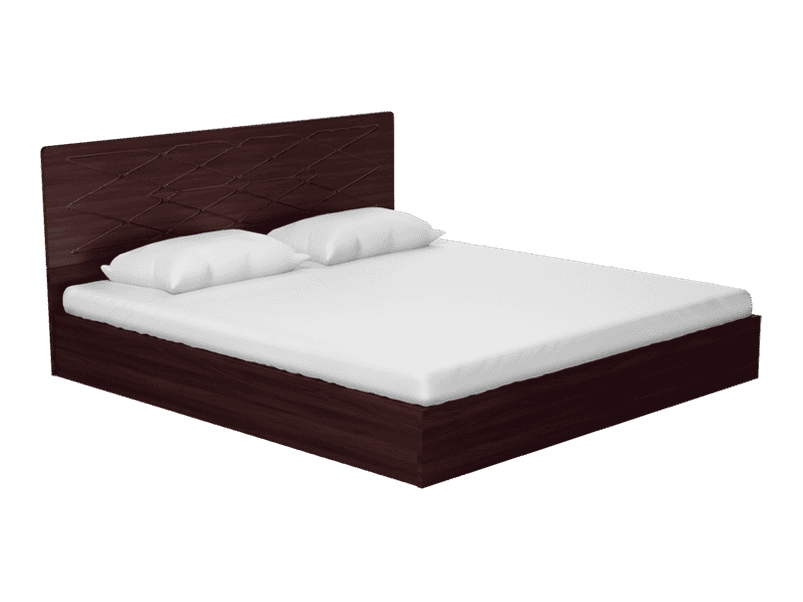 Maze King Size Bed With Storage In Cinnamon 8 Percent Rej Interio Maze King Size Bed With Storage, King Size Bed Images