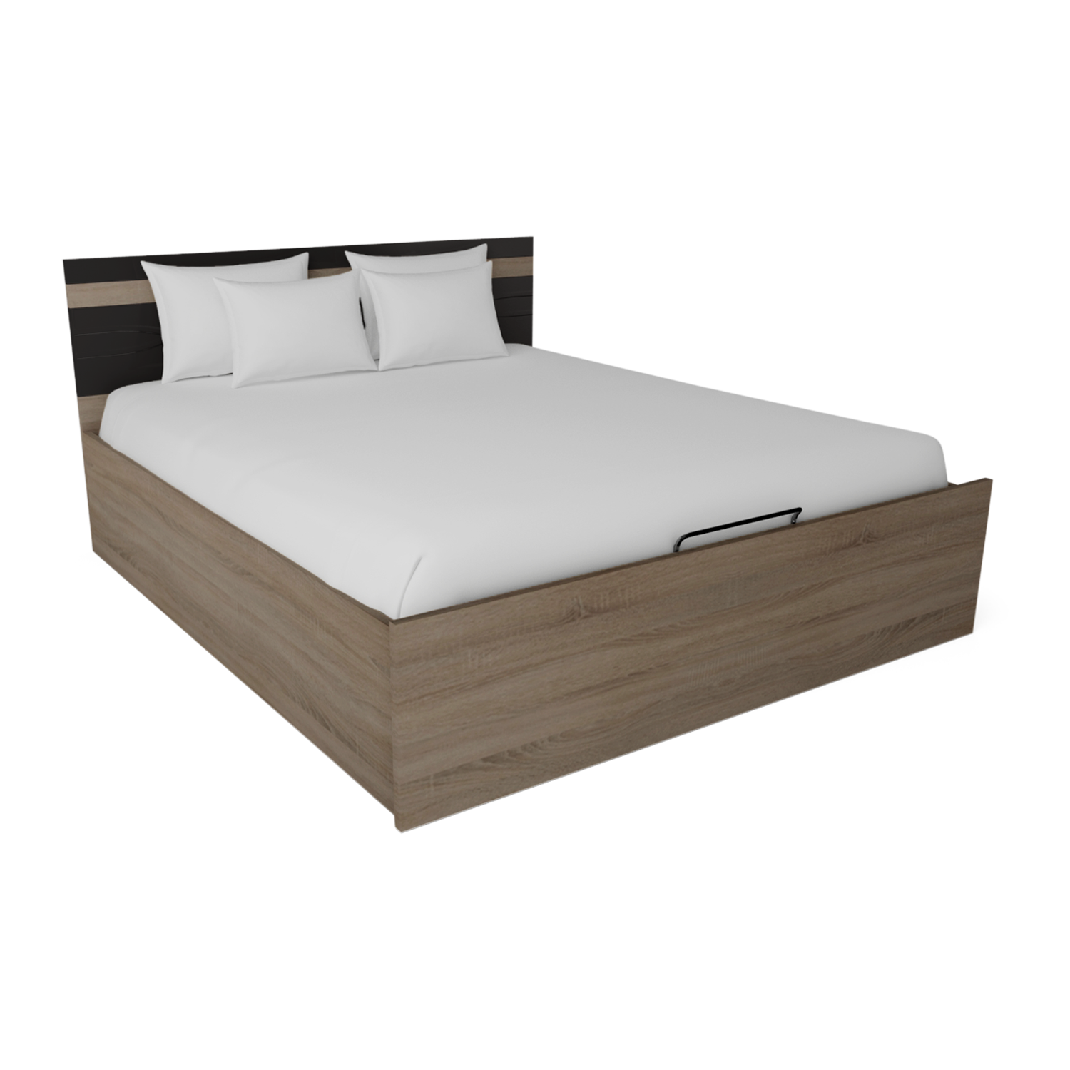 Zen King Size Bed With Hydraulic, King Bed Images