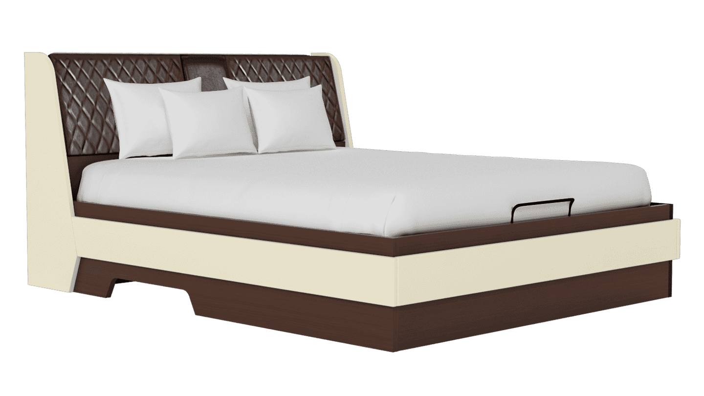 Aero King Size Bed With Hydraulic Storage In Valigny Oak 8 Percent Rej Interio Aero King Size Bed With Hydraulic, King Size Bed Cost