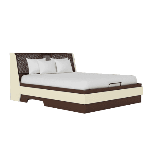 Aero King Size Bed With Hydraulic Storage In Valigny Oak 8 Percent Rej Interio Aero King Size Bed With Hydraulic, King Bed Hydraulic Storage