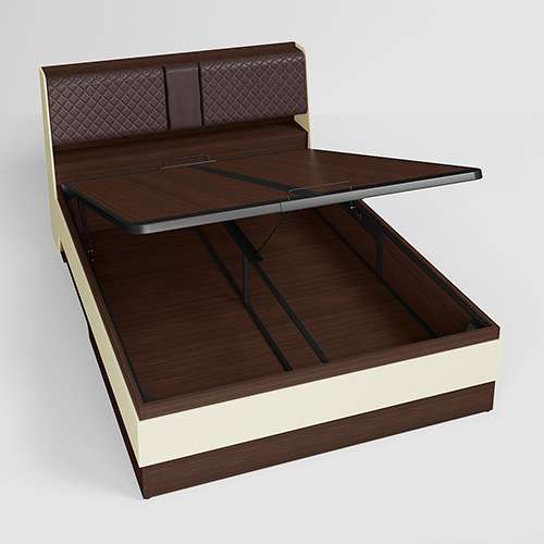 Buy Aero King Size Engineered Wood Bed With Hydraulic Storage Godrej Interio