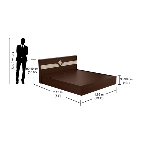 Rej Astra King Size Bed Pull, How Long Is A King Size Bed In Feet