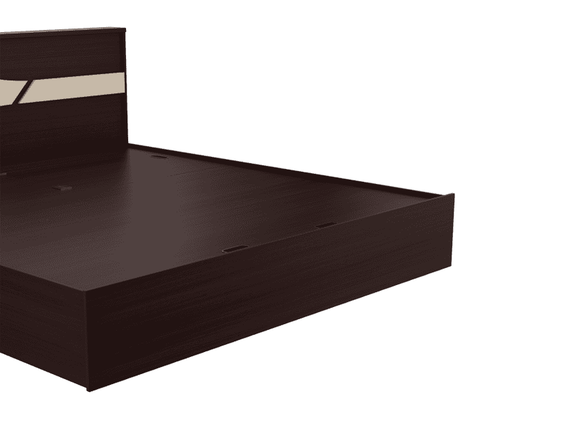 Rej Arcadia King Size Bed Half Hydraulic Storage In Cola Rain 8 Percent Interio Rej Arcadia King Size Bed Half, King Size Coffin Bed Frame