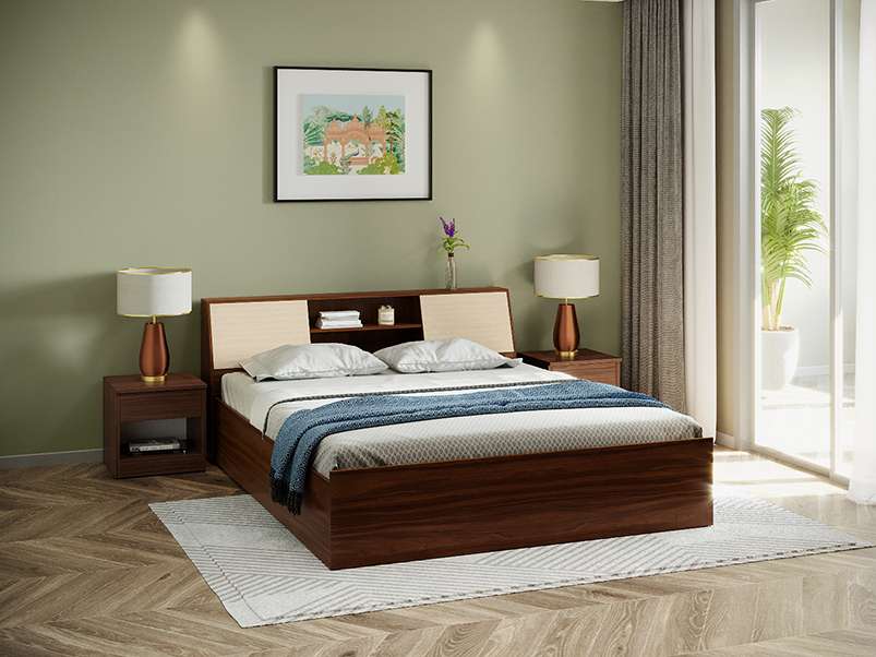 Godrej queen size bed discount