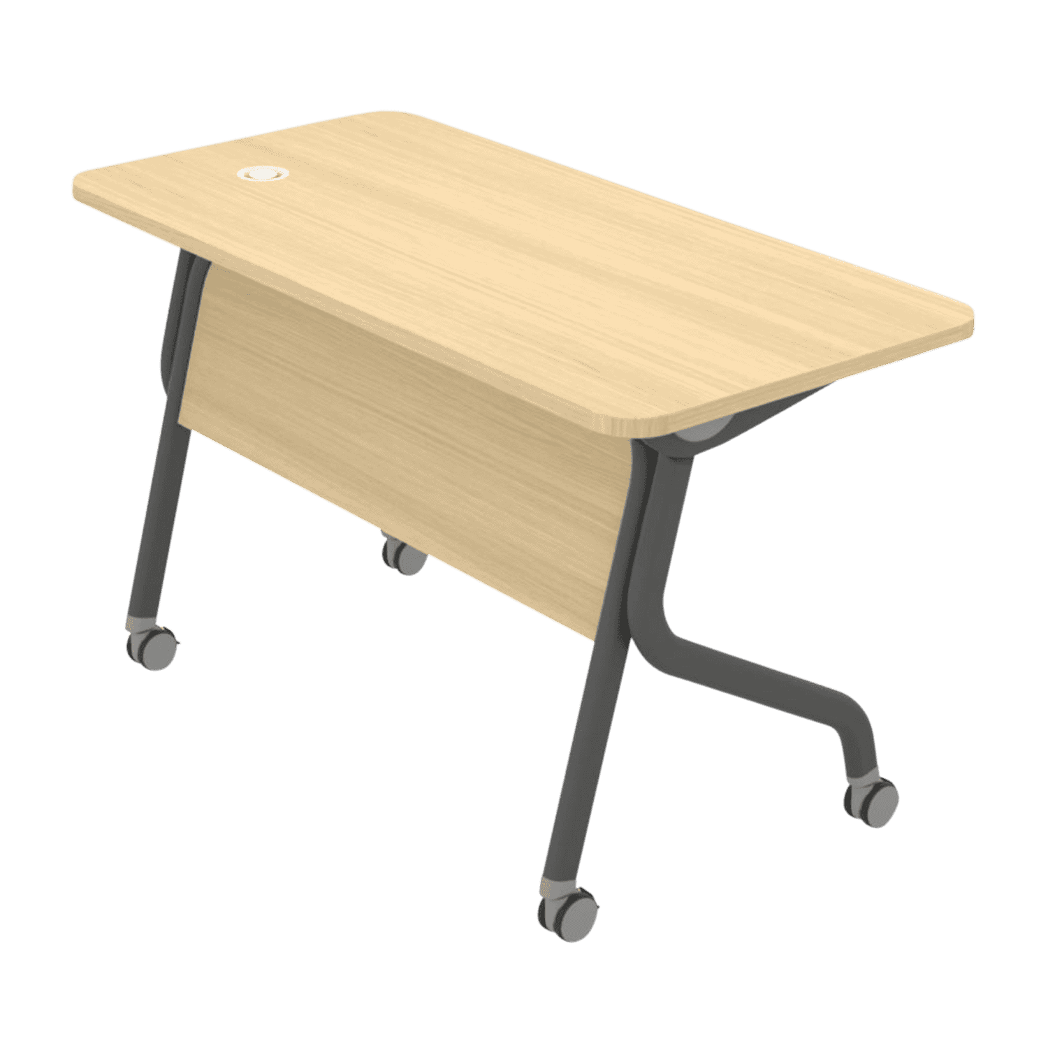 Buy Godrej Interio Fold Work From Home Mobile Table In Brown Colour