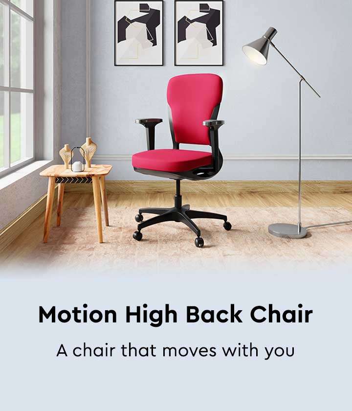 Godrej motion high back chair store