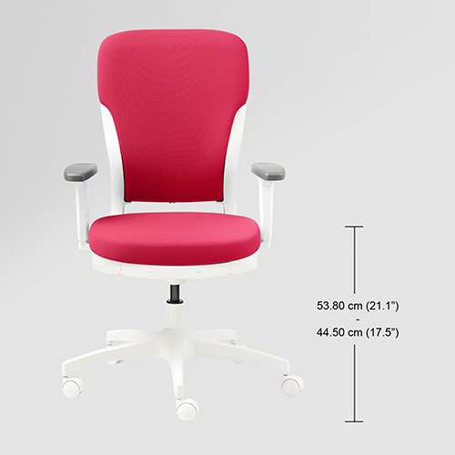 Buy Godrej Motion High Back Chair Adjustable Armrest Milan Red