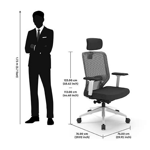 Godrej interio greta chair price clearance