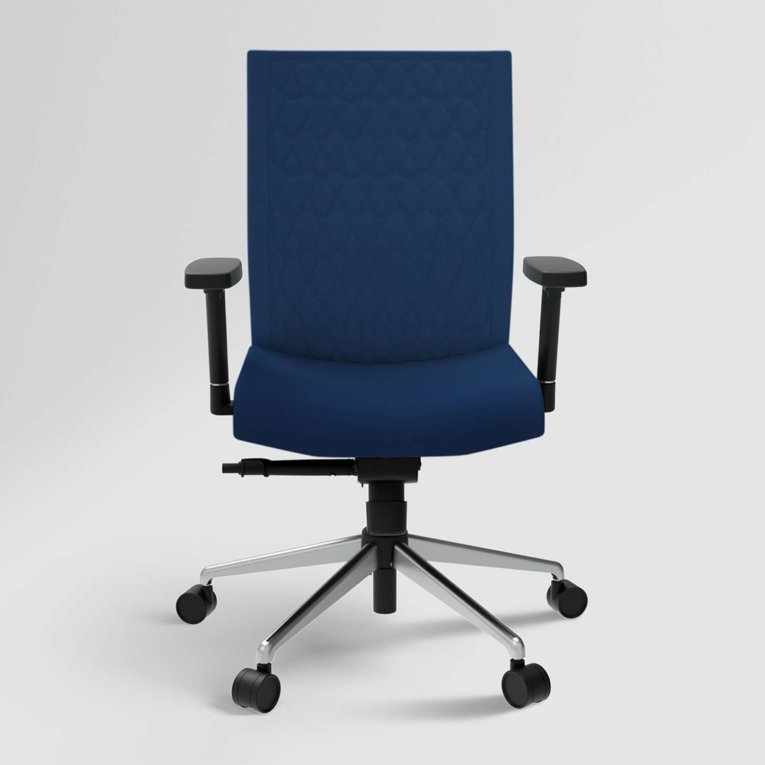 Buy Prime Full Back Knitted Fabric Ergonomic Office Chair Black Ink Godrej Interio