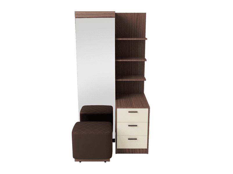 Buy Aero Dressing Table in Valigny Oak | Godrej Interio