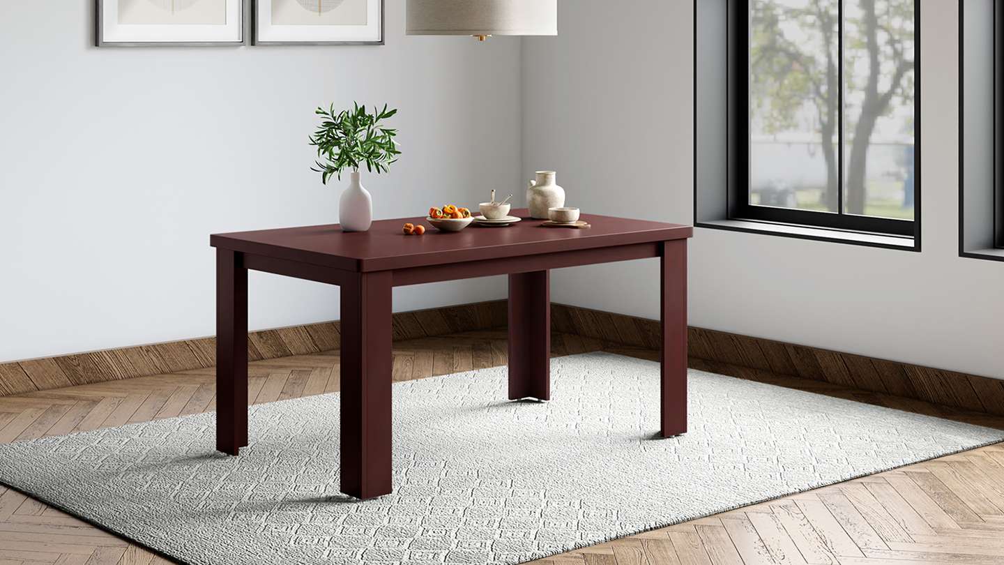 Brown wooden table deals