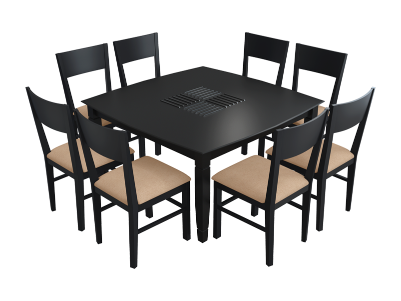 Square 8 Person Dining Table Deals 51, Square Dining Room Table 8 Chairs