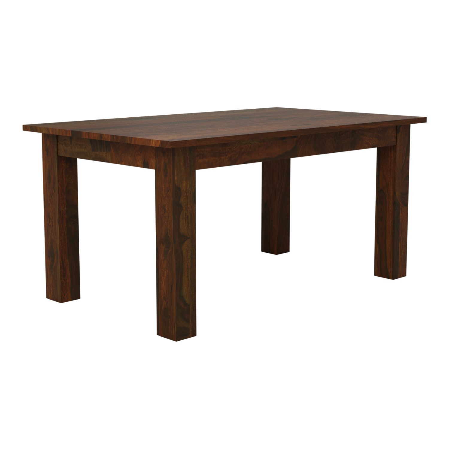 Grande 4 Seater Dining Table In, Brown Dining Table