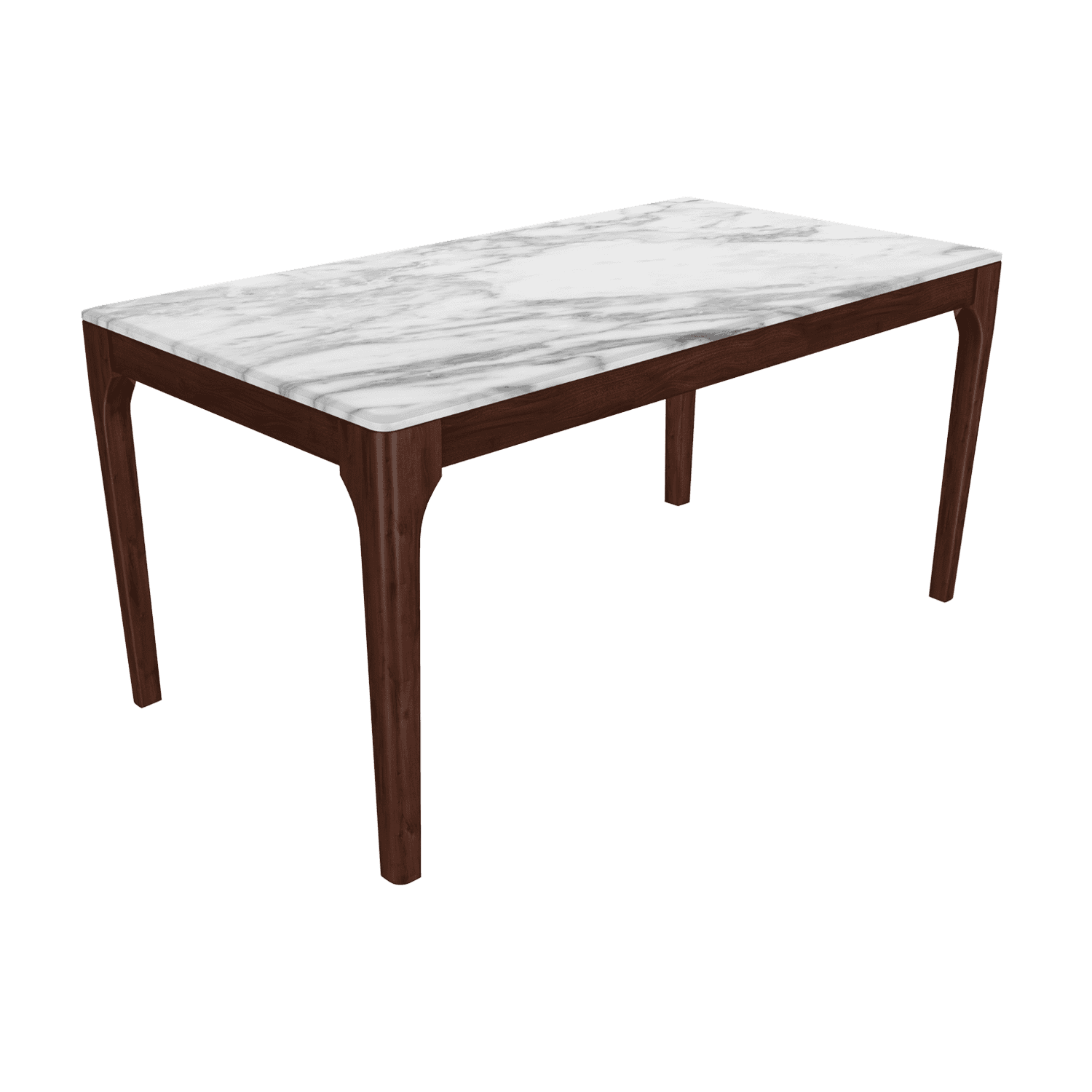 Buy Godrej Snowflake 6 Seater Dining Set Marbel Top Walnut