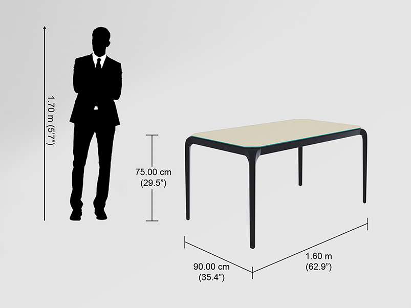 Opulent Advance 6 Seater Wood Rectangle Dining Table