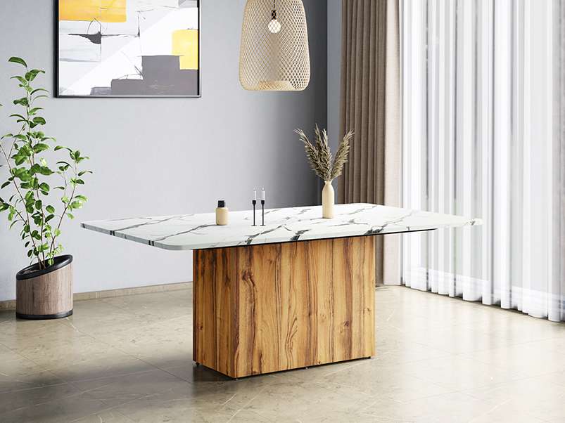 Dining table set 6 seater godrej deals