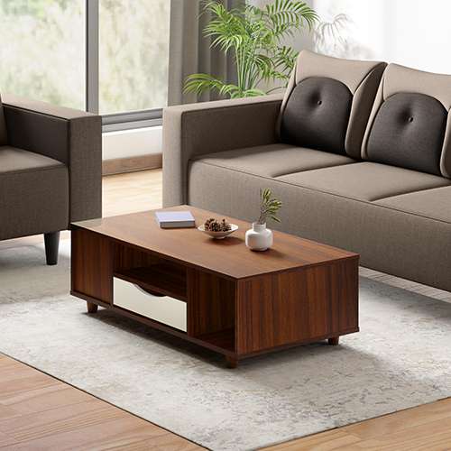 Buy Meraki Coffee Table in Brown colour Beige upto 70 Discount