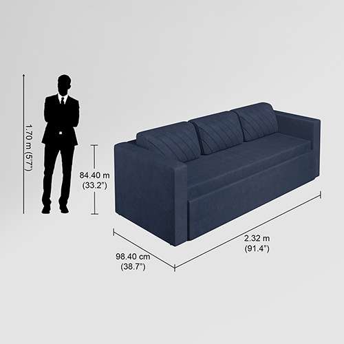 Buy Attix Sofa Bed upto 65 Discount Godrej Interio