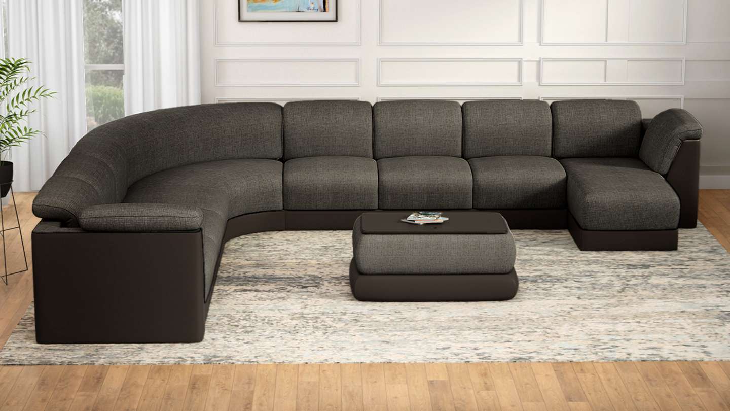 Buy Broadway V2 Fabric Sofa Set in Ada Woodland upto 65 Discount