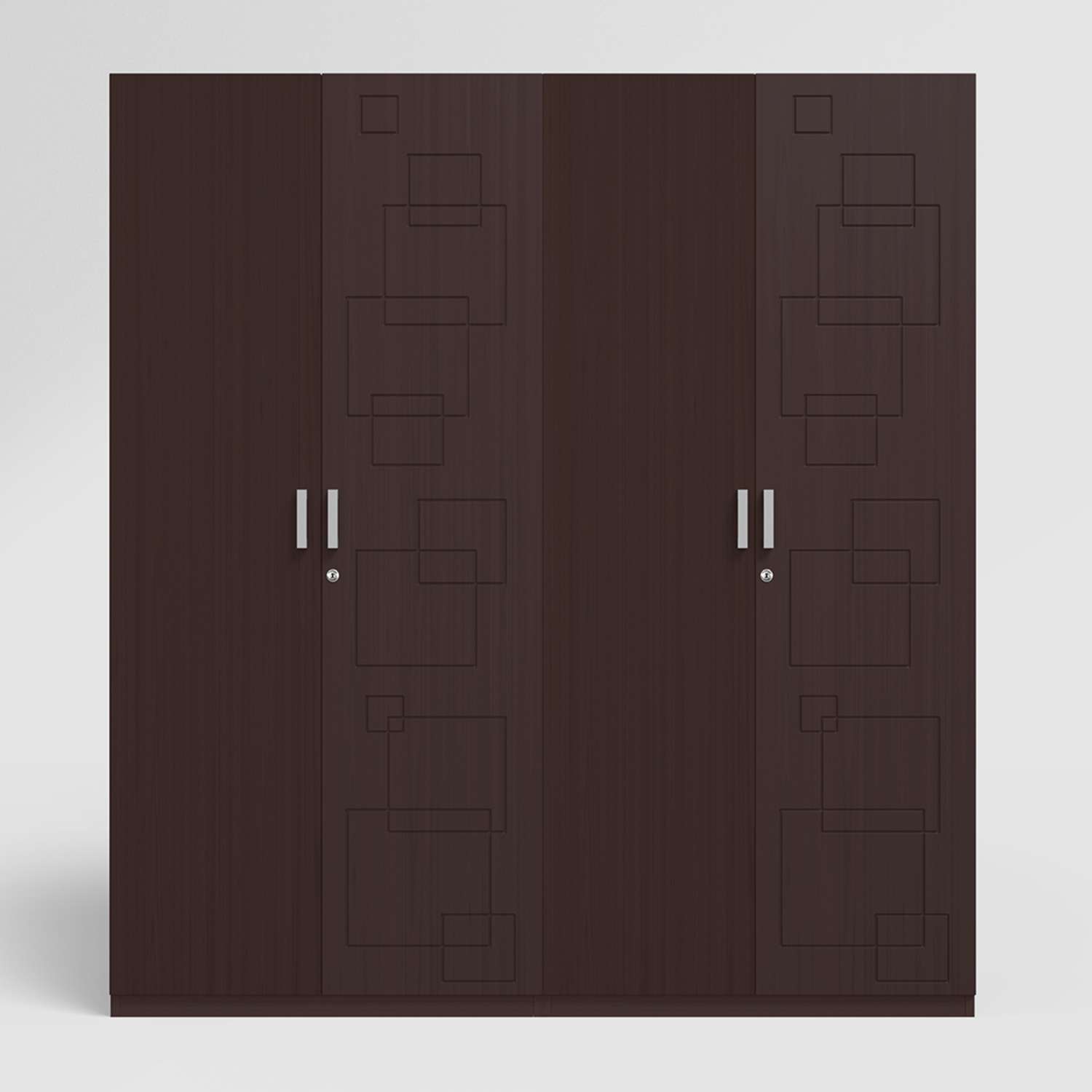 Kalista V2 4 Door Engineered Wood Wooden Wardrobe in
