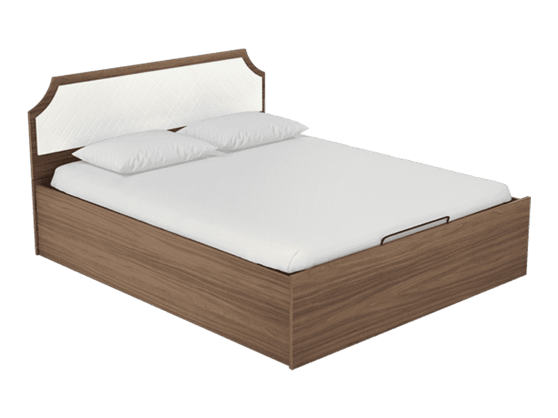 Morf N Chant King Bed With Hydraulic Storage In Brown Rej Interio Chant King Bed With Hydraulic Storage, Hydraulic Lift King Size Bed