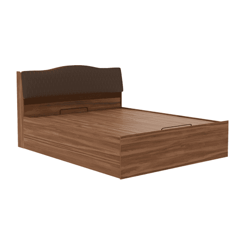 Sierra King Size Bed With Hydraulic Storage In Dark Brown Rej Interio Sierra King Size Bed With, Dark Brown King Size Bed Frame